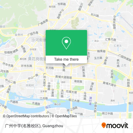 广州中学(名雅校区) map