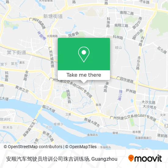 安顺汽车驾驶员培训公司珠吉训练场 map