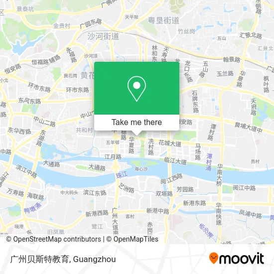 广州贝斯特教育 map