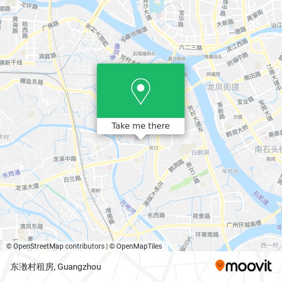 东漖村租房 map