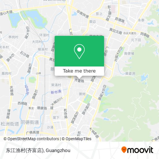 东江渔村(齐富店) map