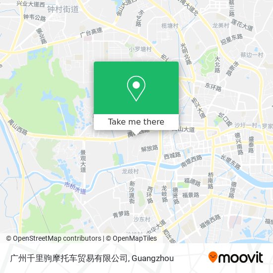 广州千里驹摩托车贸易有限公司 map