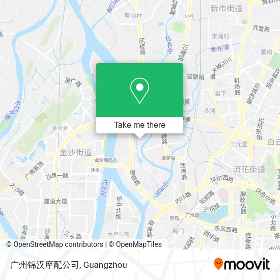 广州锦汉摩配公司 map