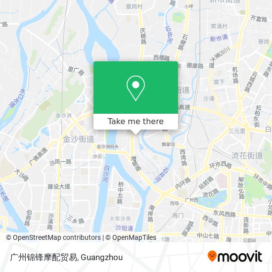 广州锦锋摩配贸易 map