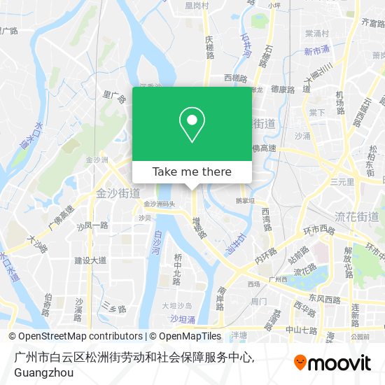 广州市白云区松洲街劳动和社会保障服务中心 map