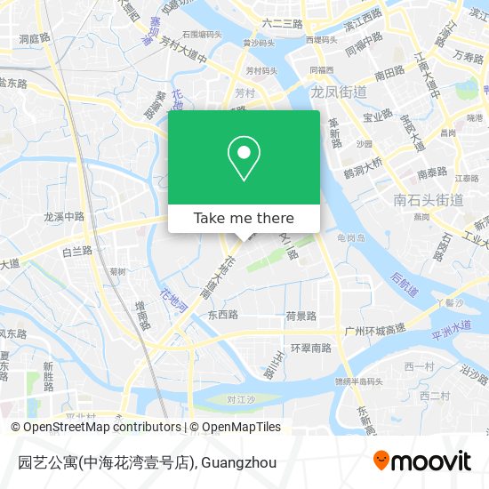 园艺公寓(中海花湾壹号店) map