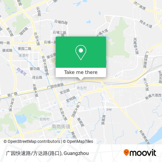 广园快速路/方达路(路口) map