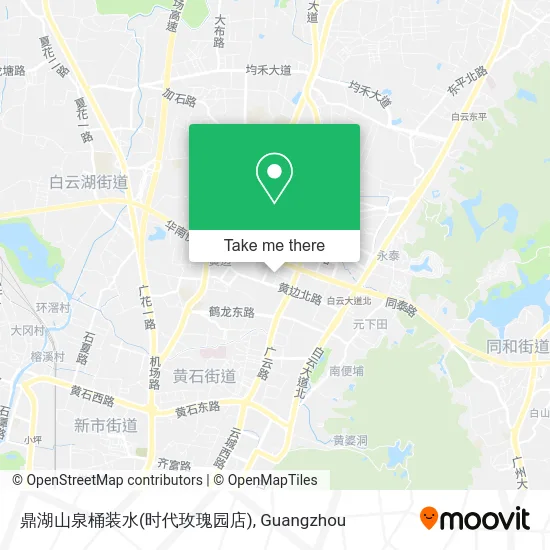 鼎湖山泉桶装水(时代玫瑰园店) map