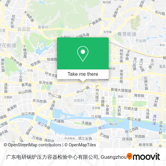 广东电研锅炉压力容器检验中心有限公司 map