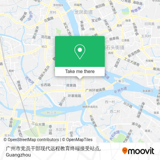 广州市党员干部现代远程教育终端接受站点 map