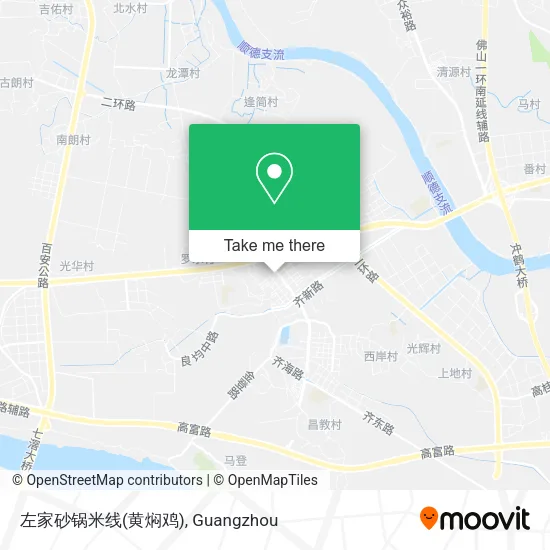 左家砂锅米线(黄焖鸡) map