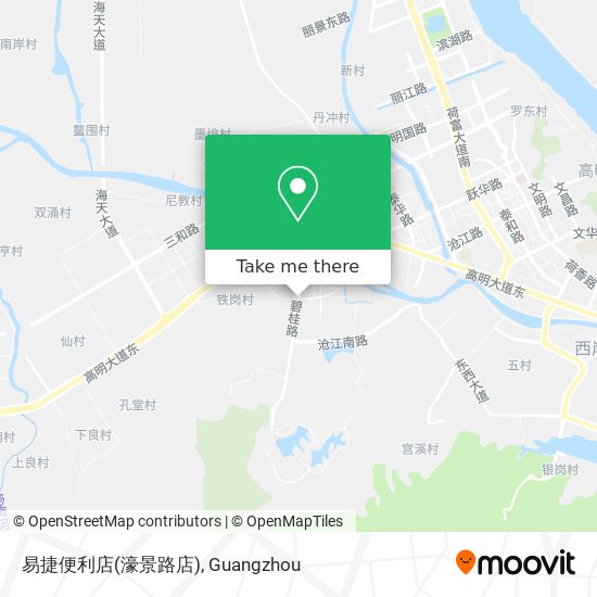易捷便利店(濠景路店) map