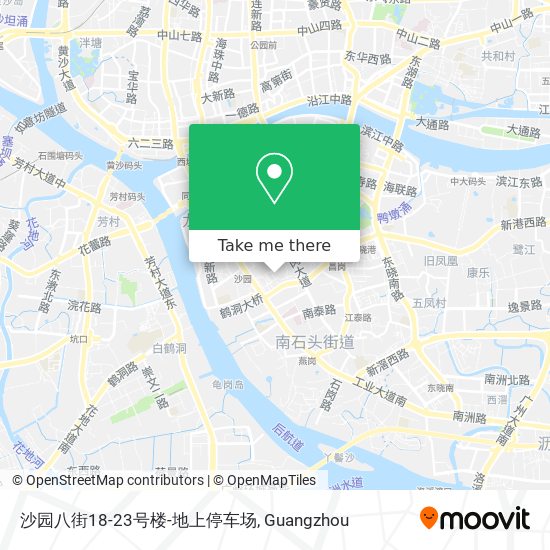 沙园八街18-23号楼-地上停车场 map