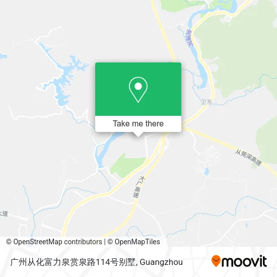 广州从化富力泉赏泉路114号别墅 map