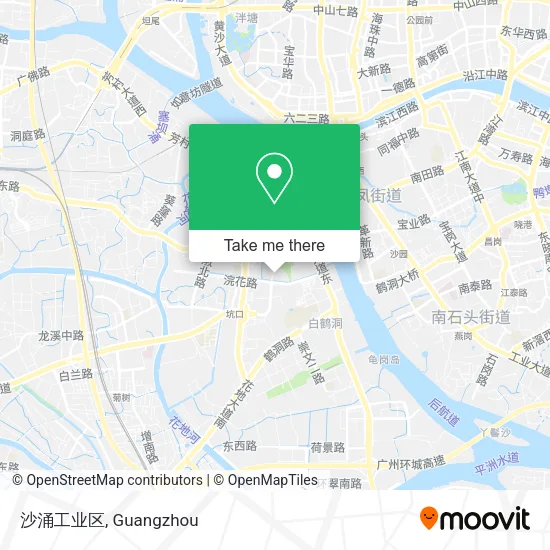 沙涌工业区 map