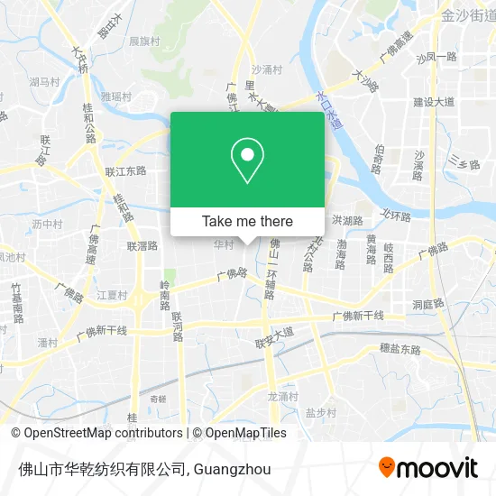 佛山市华乾纺织有限公司 map