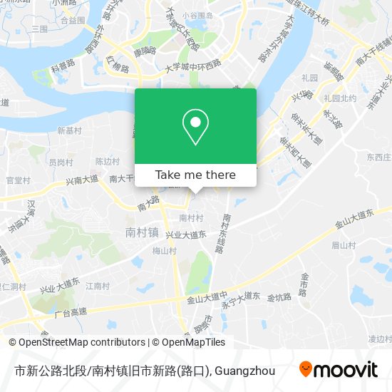 市新公路北段/南村镇旧市新路(路口) map