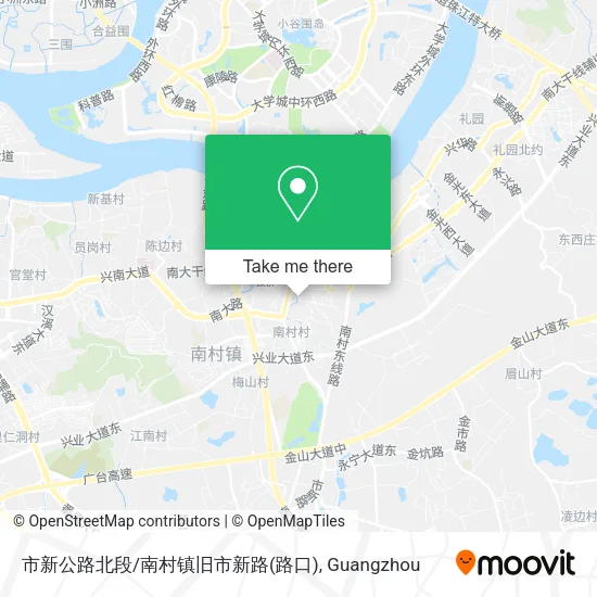 市新公路北段/南村镇旧市新路(路口) map