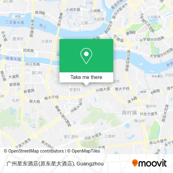 广州星东酒店(原东星大酒店) map