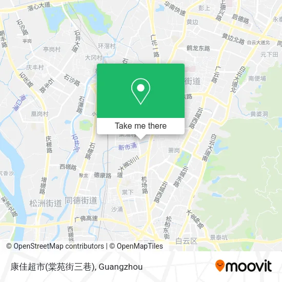 康佳超市(棠苑街三巷) map