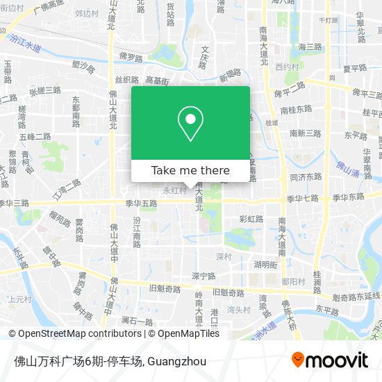 佛山万科广场6期-停车场 map