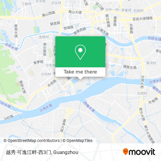越秀·可逸江畔-西3门 map