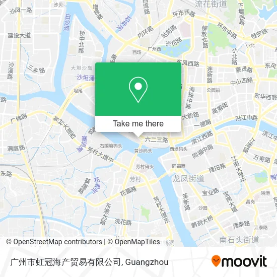 广州市虹冠海产贸易有限公司 map