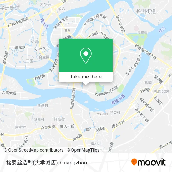 格爵丝造型(大学城店) map