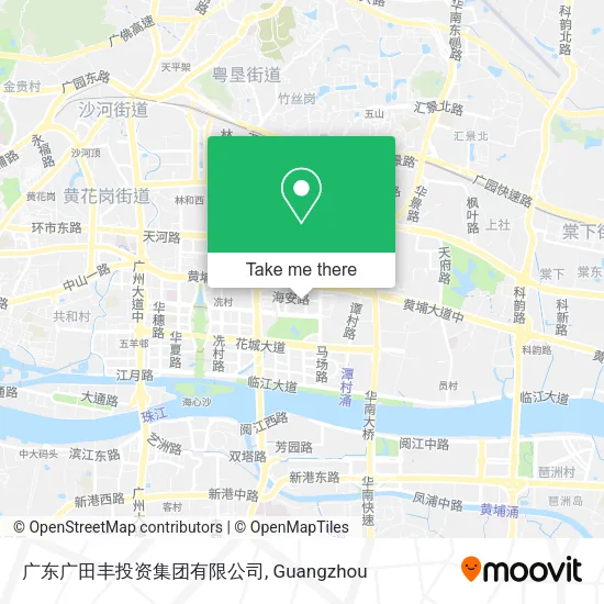 广东广田丰投资集团有限公司 map