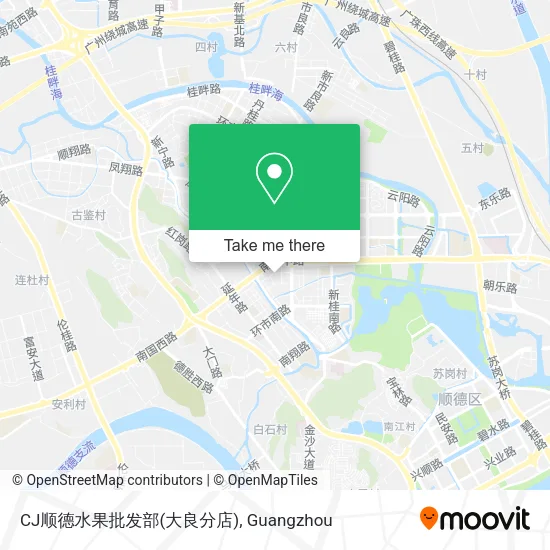CJ顺德水果批发部(大良分店) map
