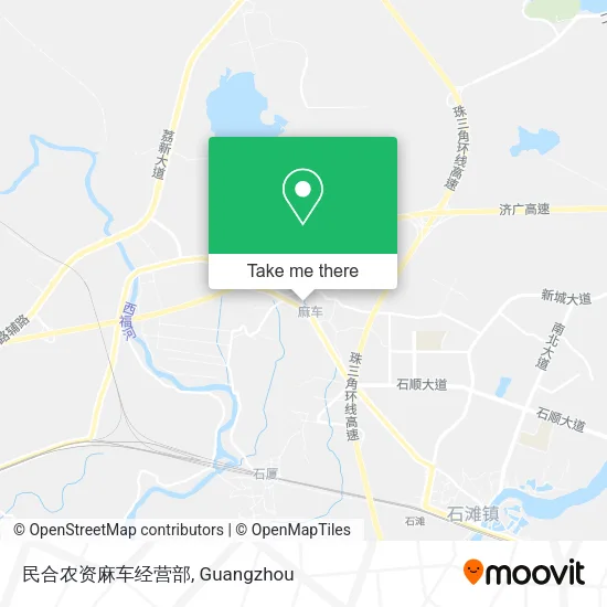 民合农资麻车经营部 map