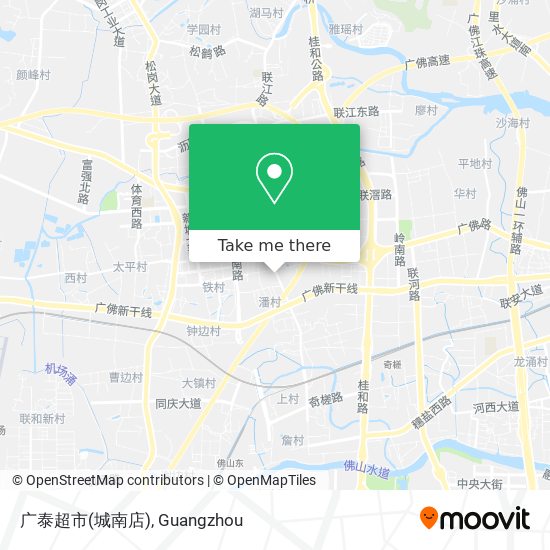 广泰超市(城南店) map