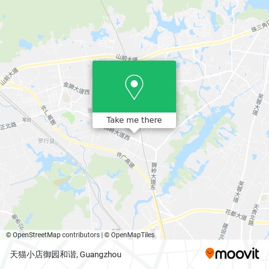 天猫小店御园和谐 map
