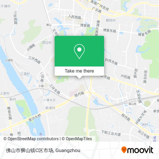 佛山市狮山镇C区市场 map
