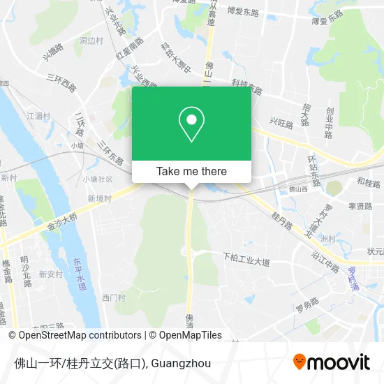 佛山一环/桂丹立交(路口) map