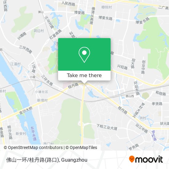 佛山一环/桂丹路(路口) map