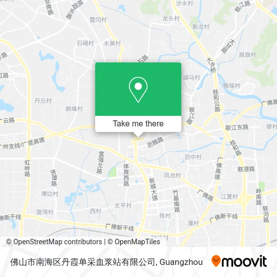 佛山市南海区丹霞单采血浆站有限公司 map