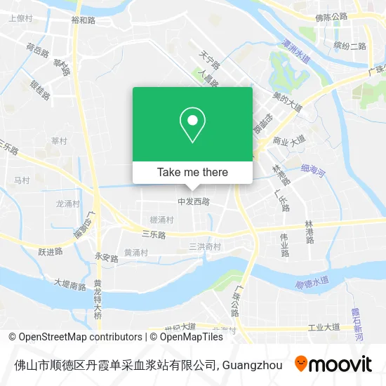 佛山市顺德区丹霞单采血浆站有限公司 map