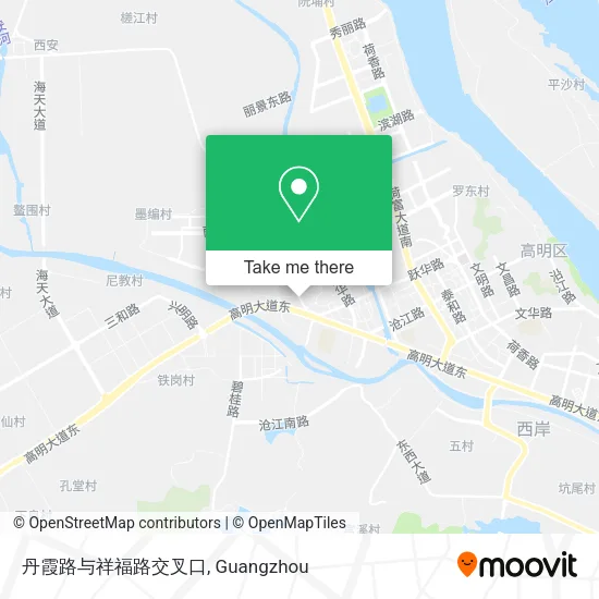 丹霞路与祥福路交叉口 map