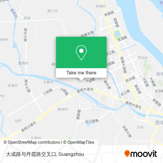 大成路与丹霞路交叉口 map