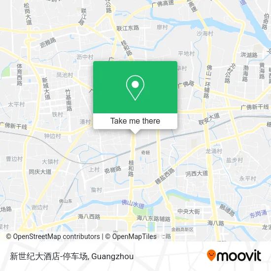 新世纪大酒店-停车场 map