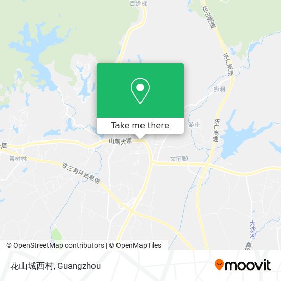 花山城西村 map
