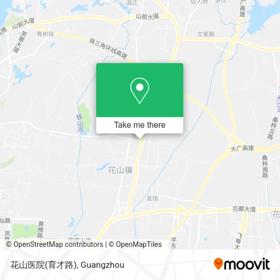 花山医院(育才路) map
