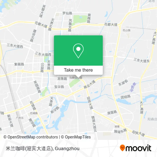 米兰咖啡(迎宾大道店) map