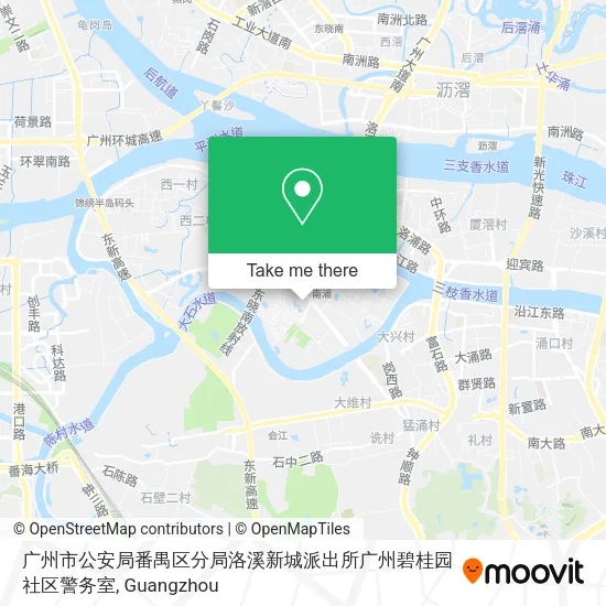 广州市公安局番禺区分局洛溪新城派出所广州碧桂园社区警务室 map