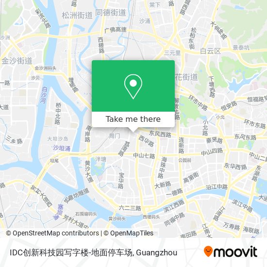 IDC创新科技园写字楼-地面停车场 map