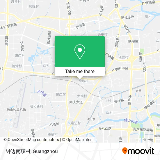 钟边南联村 map