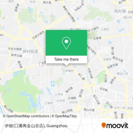 伊丽汇(番禺金山谷店) map