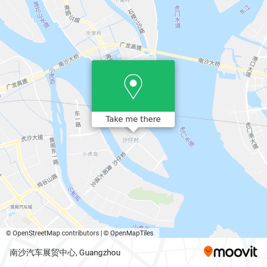 南沙汽车展贸中心 map