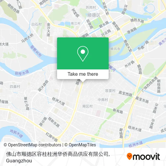 佛山市顺德区容桂桂洲华侨商品供应有限公司 map